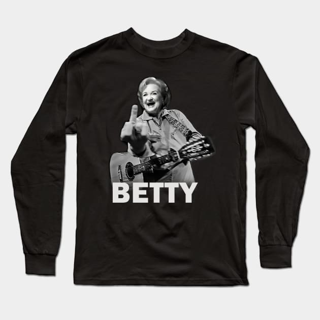 Betty Cash - Vintage Long Sleeve T-Shirt by Jusstea